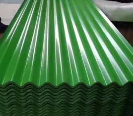 Galvanize Corrugated Roofing Steel fèy plak PPGI