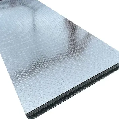 Non-Spangle Galvanised Checker Plate high quality
