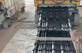 PPGI Metal Iron Zenk twati twil Corrugated Fèy