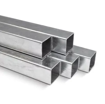 Pre galvanize kare rektangilè tiyo asye ak kouch zenk 30-40g