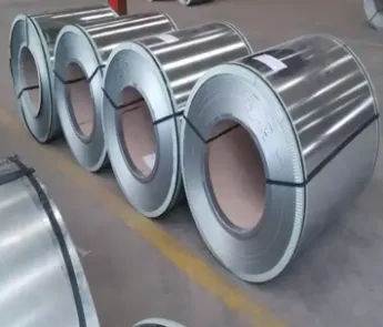 Zink kouvwi frèt woulo liv Gi bobin asye ak teren fant bobin